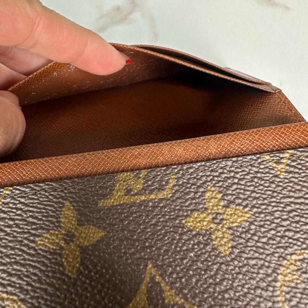 Louis Vuitton Monogram Canvas Porte Monnaie Tresor Wallet - Picture 9 of 10
